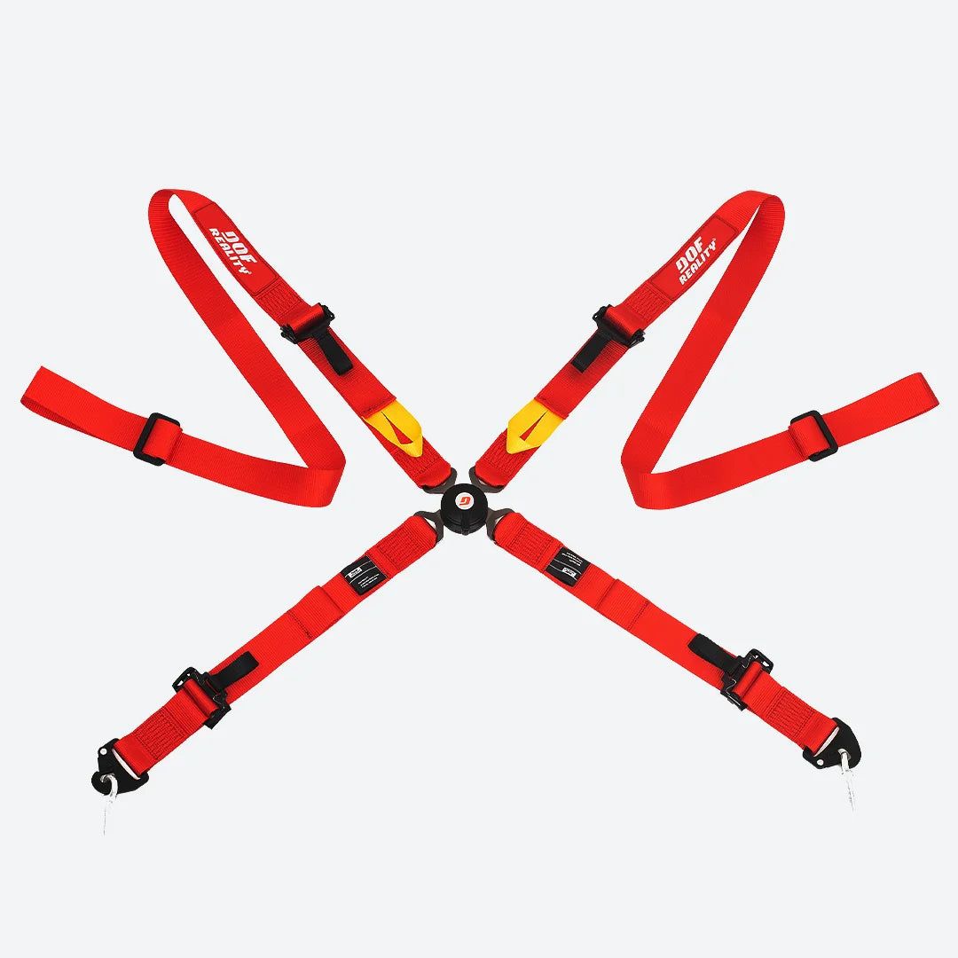DOF Reality 4-Point Racing Harness (IQ-4PH) - full harness layout