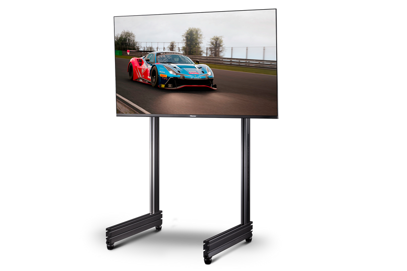 Elite Freestanding Single Monitor Stand Carbon Grey