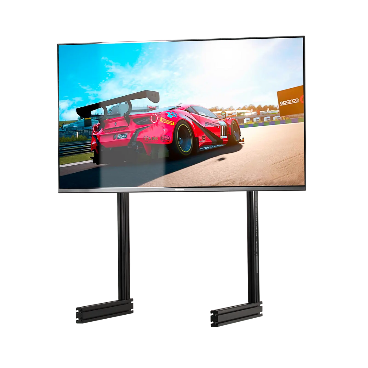 Elite Freestanding Single Monitor Stand- Black Edition