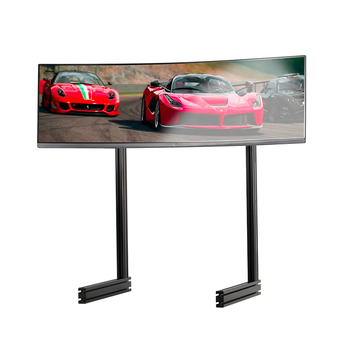 Elite Freestanding Single Monitor Stand- Black Edition