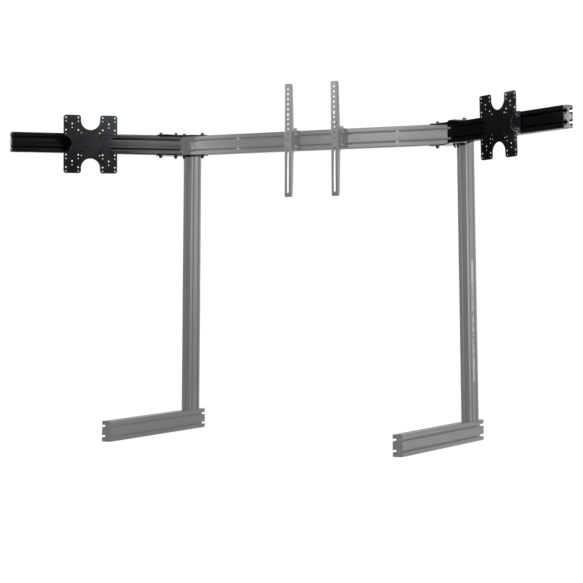 Elite Freestanding Triple Monitor Stand Add-On- Black Edition