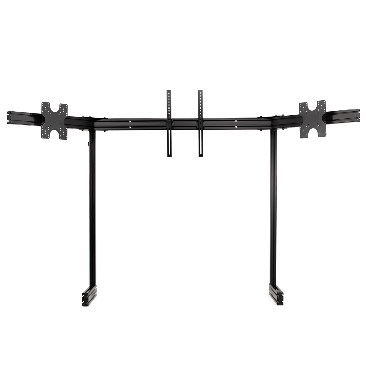 Elite Free Standing Triple Monitor Stand- Black Edition