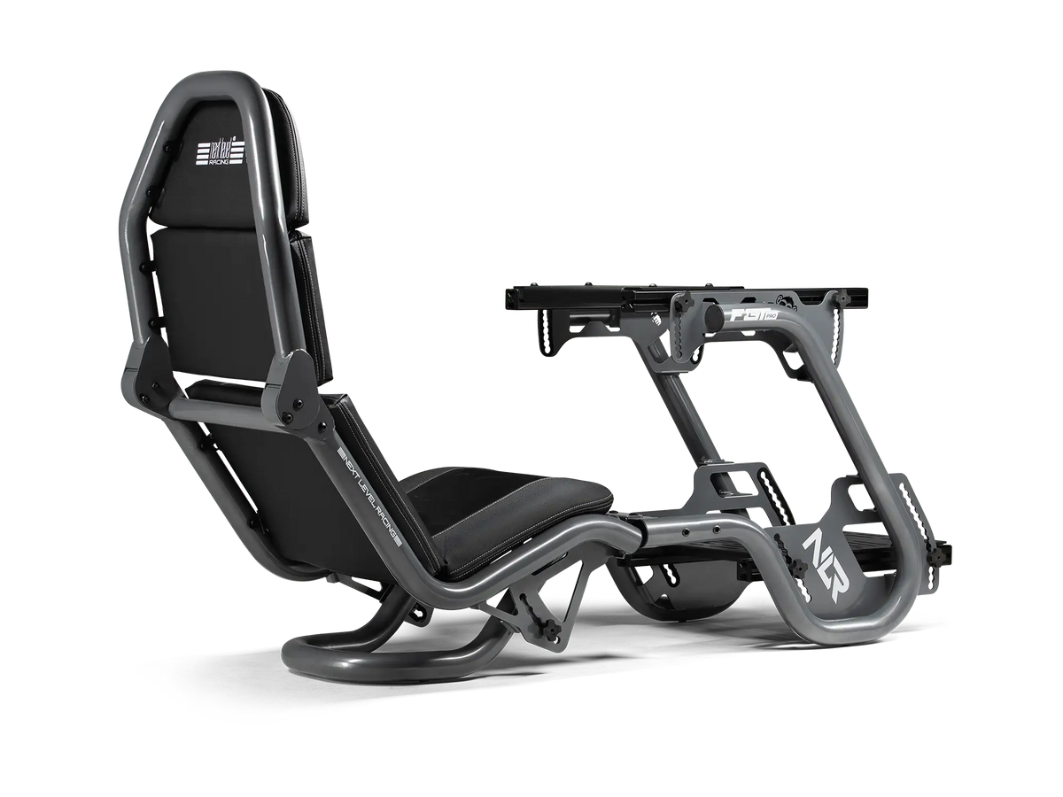 F-GT Pro Formula and GT Racing Simulator Cockpit – Grey Edition