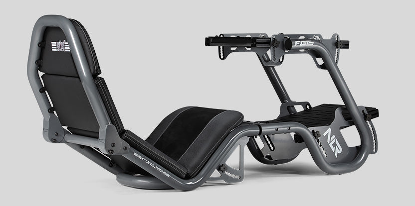 F-GT Pro Formula and GT Racing Simulator Cockpit – Grey Edition
