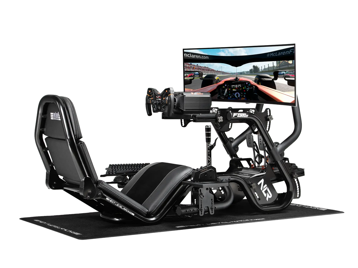 F-GT Pro Formula and GT Racing Simulator Cockpit – Black Edition