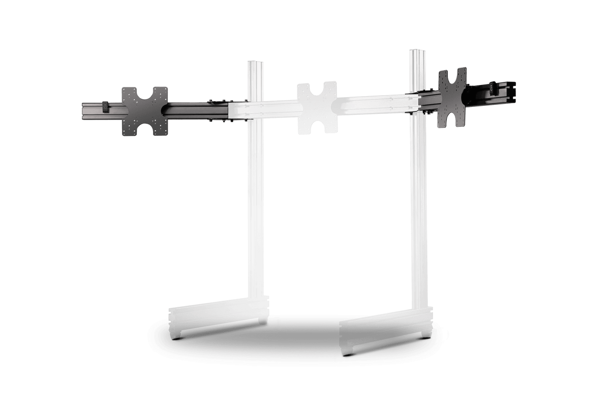 Elite Freestanding Triple Monitor Stand Add-On Carbon Grey