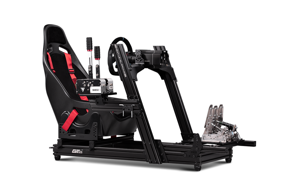 GTElite Racing Simulator Cockpit- Front &amp; Side Mount Edition