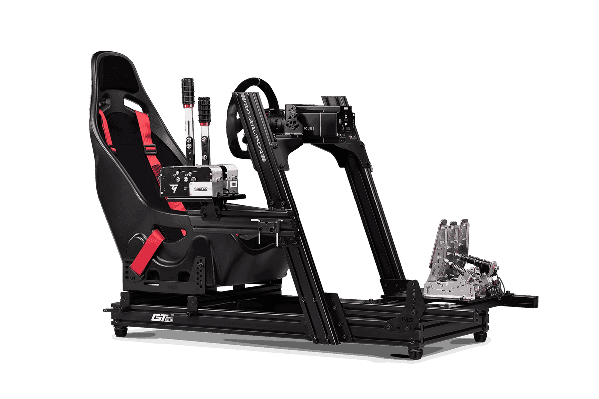 GTElite Racing Simulator Cockpit- Front &amp; Side Mount Edition