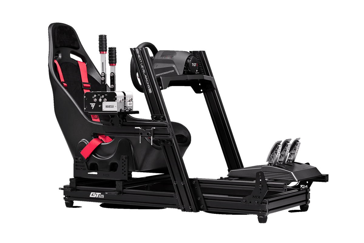 GTElite Racing Simulator Cockpit- Wheel Plate Edition