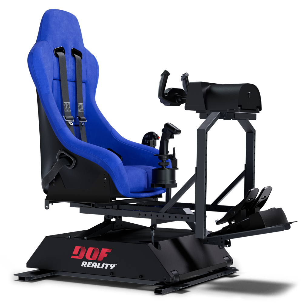 DOF Reality H3r 3-axis flight motion platform, hero view