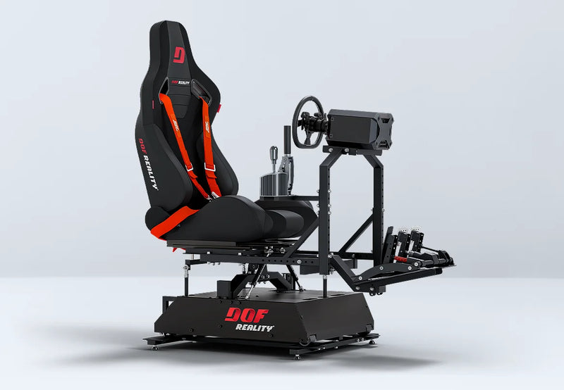 DOF Reality H4 4-axis motion platform, racing configuration, hero view