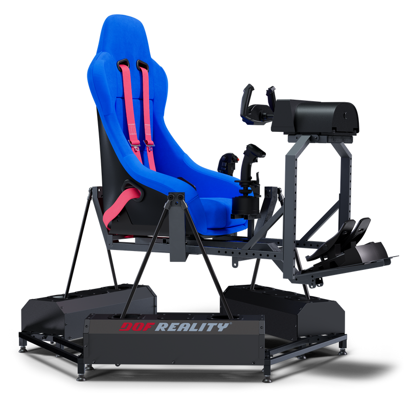 DOF Reality H6r 6-axis flight motion platform, hero view