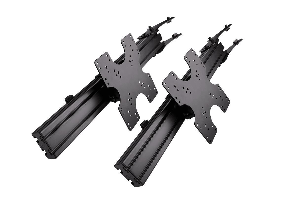 Elite Freestanding Triple Monitor Stand Add-On Carbon Grey